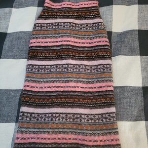 J. Crew Collection Fair Isle Skirt XXS